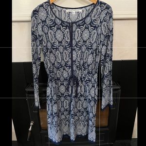 Max Studio Long Sleeve Dress with Design